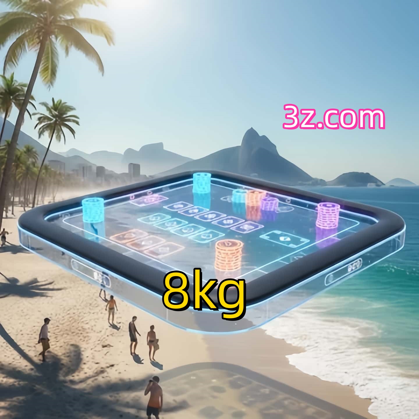 Sinta a adrenalina dos jogos de cassino com 8kg